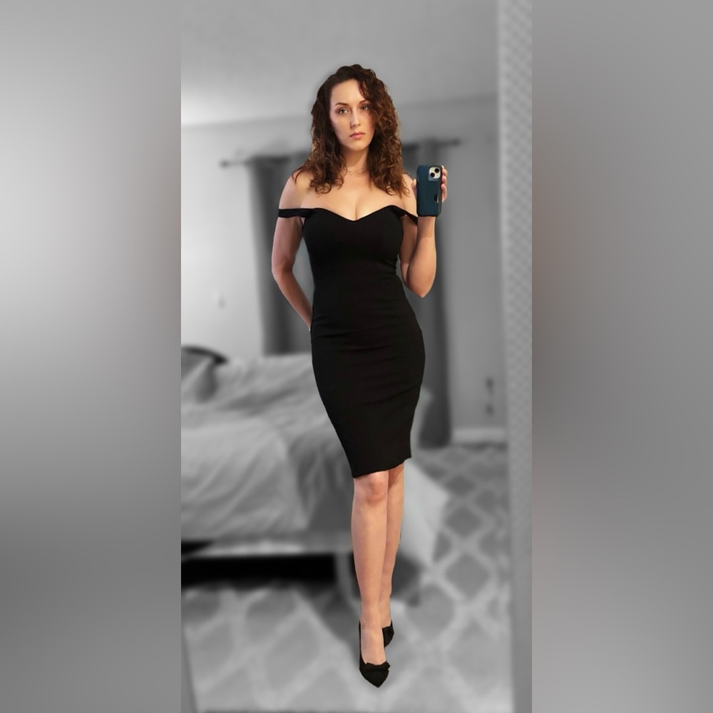 Bombshell Wiggle Dress in Black - Vixen by Micheline Pitt (2nd old run) small